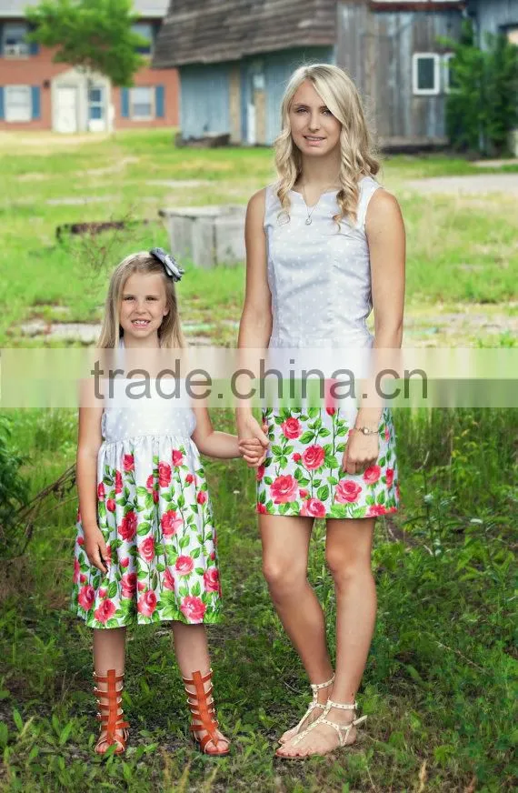 2015 new products mother daughter matching clothes, mother and daughter, mommy and me clothes