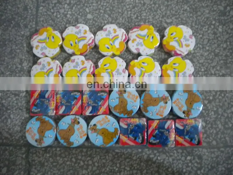 customized compressed magic towel 100% cotton towel fabric with printed Mickey mouse