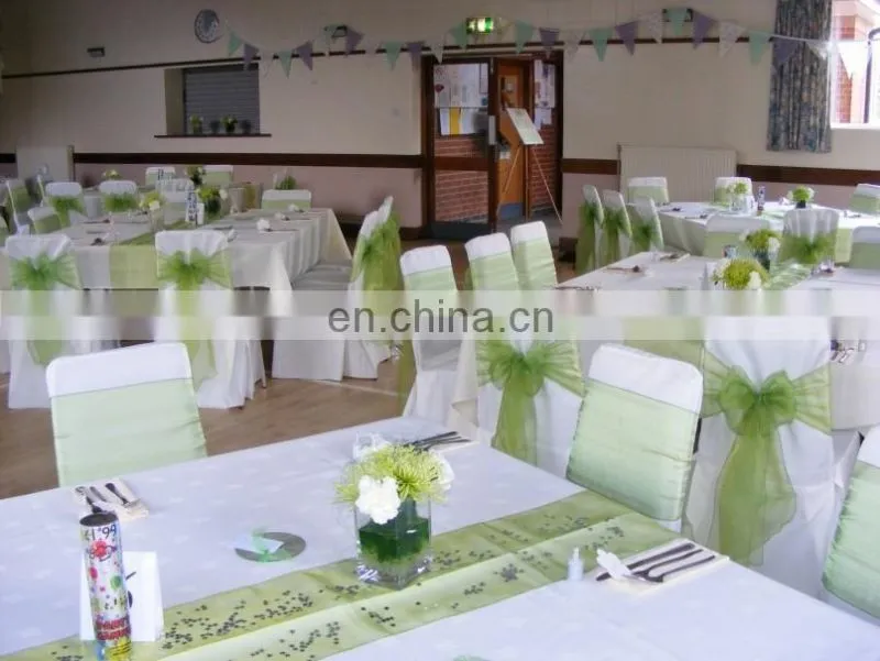 Wholesale Banquet Cheap Polyester Universal Chair Cover White