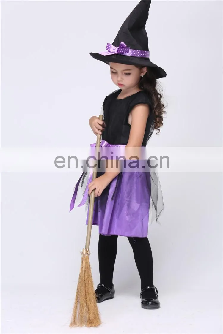 children girl witch fancy party halloween costume FGCC-0156
