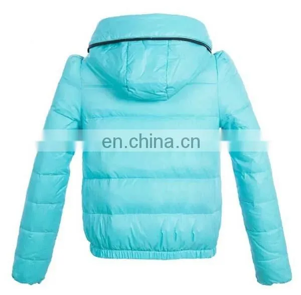 wholesale cheap prices custom girls beautiful down jacket