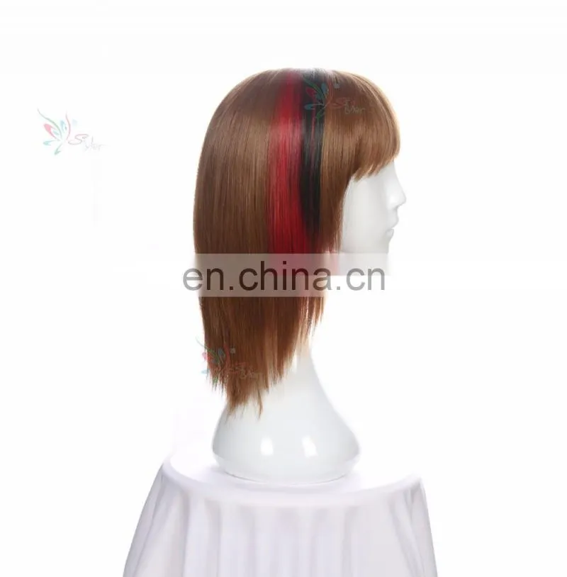 Styler Brand cosplay wigs sexy color front wig uk synthetic wigs for white women