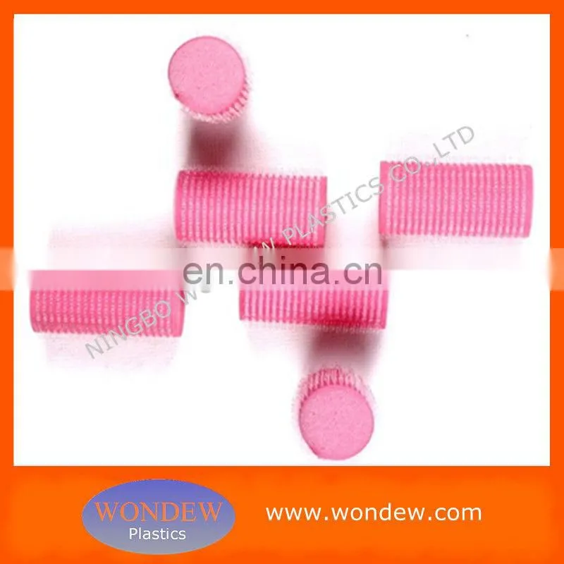 Hook and loop fastener hair rollers with aluminium layer/plastic hair rollers/hair roller wholesale