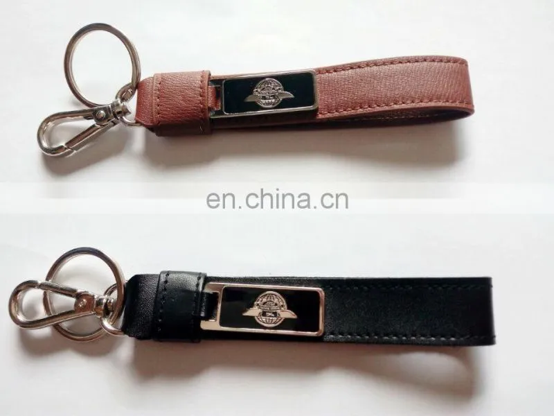 high quantity genuine leather key chain