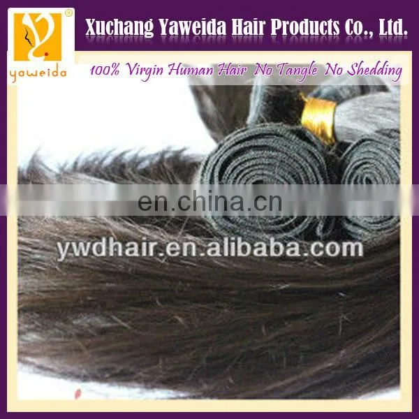2014 best selling products in usa 100% exotic raw unprocesse brazilian remy hair