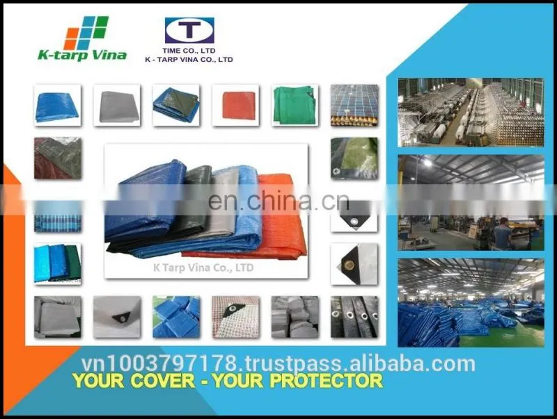 ORANGE/BLUE ROLL-UP TARPAULIN # KOREA STANDARD