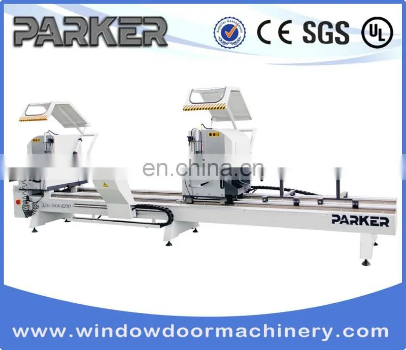 aluminum window door processing machinery/aluminum profile precise double head cutting saw machine