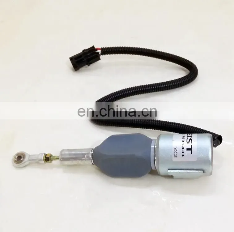Original DCEC 6BT Diesel Engine Part 12V Fuel Shut Off Solenoid 3935431