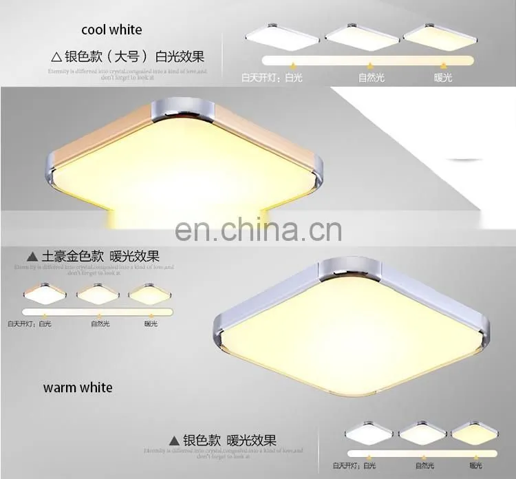 LED modern ultra-thin led ceiling lamps Nonpolar dimmable rectangular bedroom light