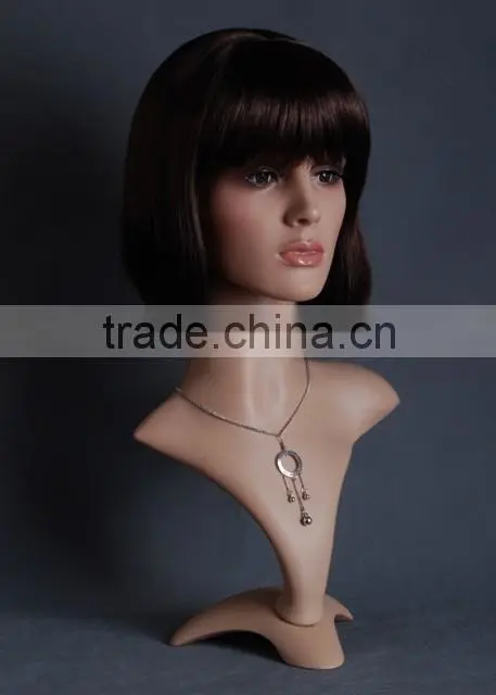 Plastic head Female Head Mannequin Realistic head Cheap Model H1052