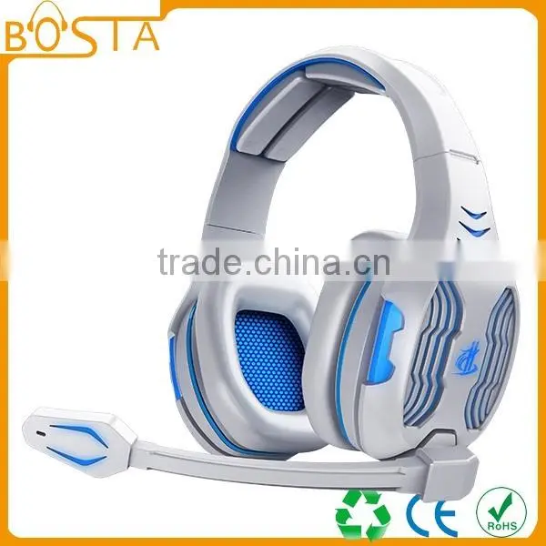 Popular design wholesale stereo best stylish promotional coolest glowing gaming headsets
