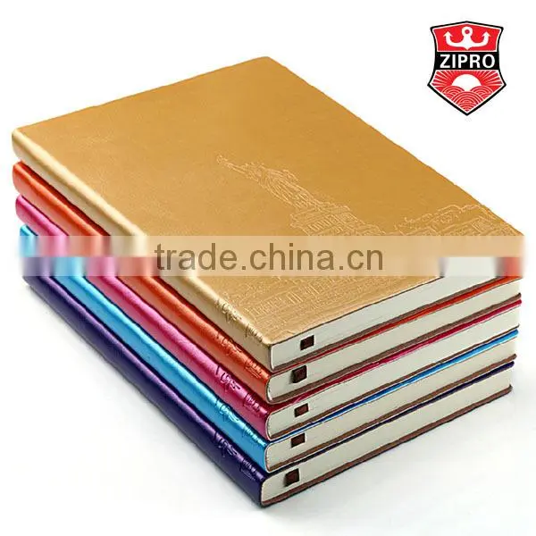 PU paper hardcover notebook decorative pattern hardcover notebook stigma leather notebook emboss deboss student office notebook