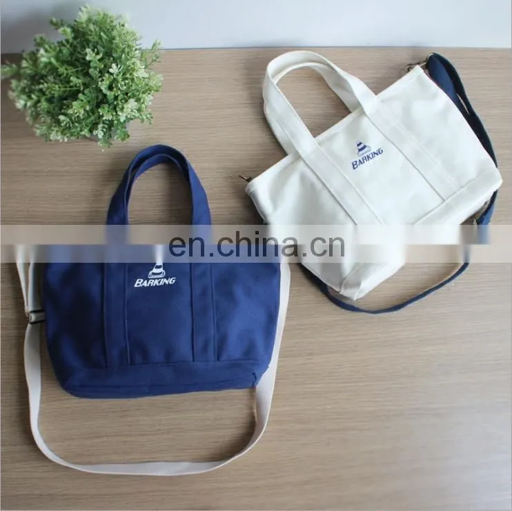 New Tote Canvas Packaging Lunch White Handbags