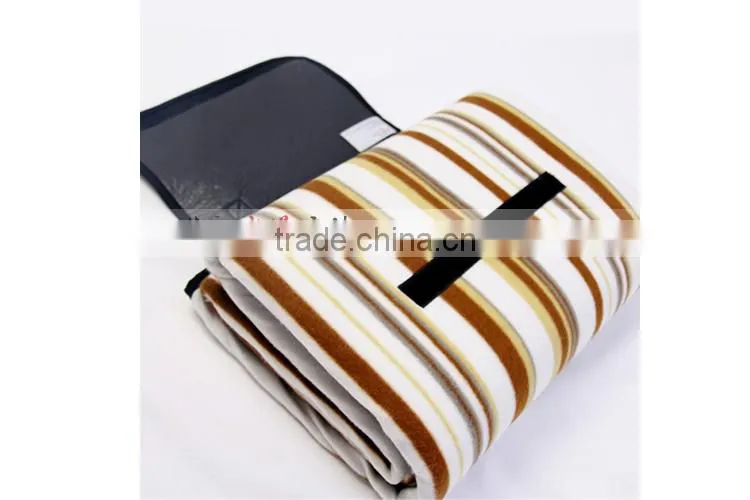 Polyester Fleece Custom Foldable Picnic Blanket