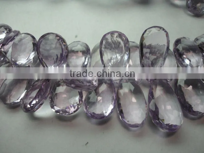 cats eye Briolette Beads drops Strand