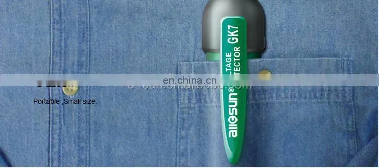 ALL SUN GK7 Non-Contact Voltage Detector 70-1000V AC Voltage Tester Pen Blister Packaging LED Lights Voltage Measurement