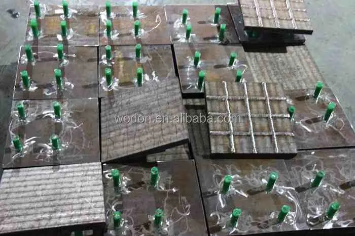 CrC alloy welding hardfacing bimetal steel sheet