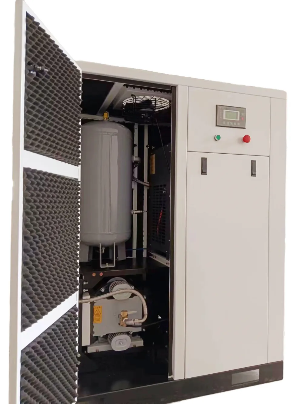 Oil-free vortex air compressor unit