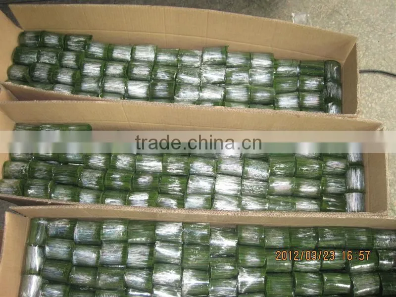 PET Pine Needles Used for Making Artifical Christmas Tree (PVC Monofilament)
