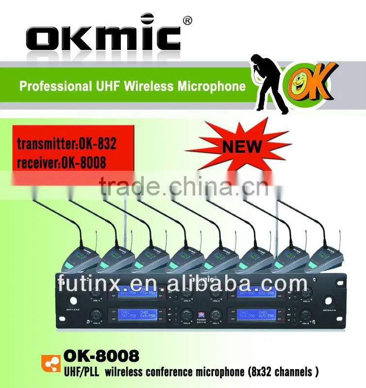 wireless collar microphone/gooseneck microphone/conference