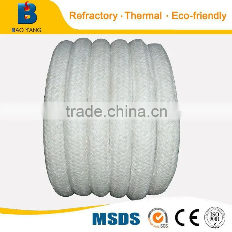 Round braided Ceramic Fiber Textiles Rope