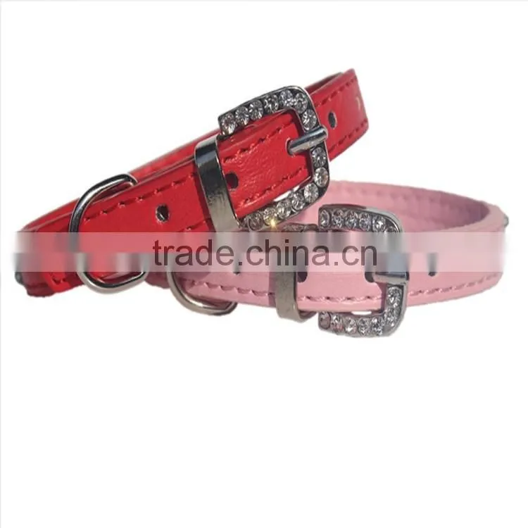 Pet supplies wholesale dog and cat fine mesh diamond pet collars