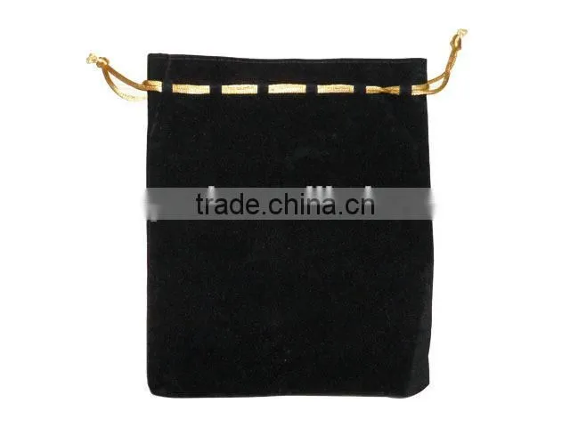 China Factory Customized Velvet Red Jewelry Bag Wholesales B194
