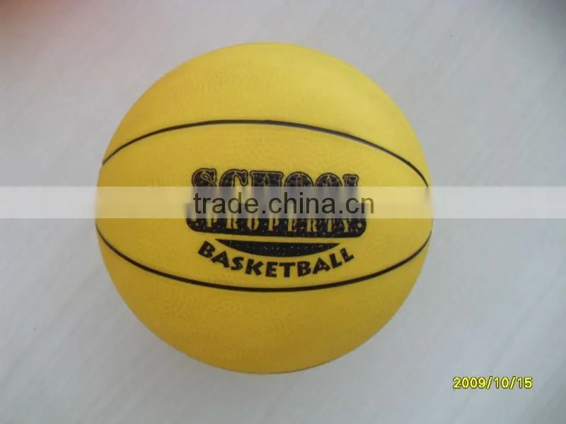 Inflatable basket ball shape beach ball