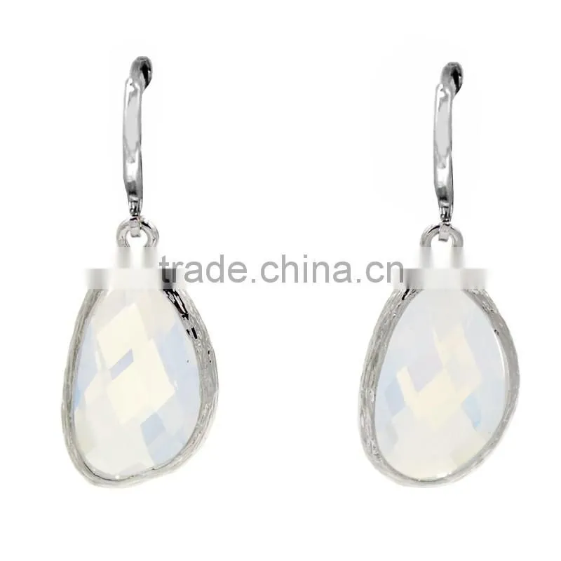 2016 Wholesale Beautiful Pacific Sapphire Opal Stone Fine Earring Delicate Jewelry