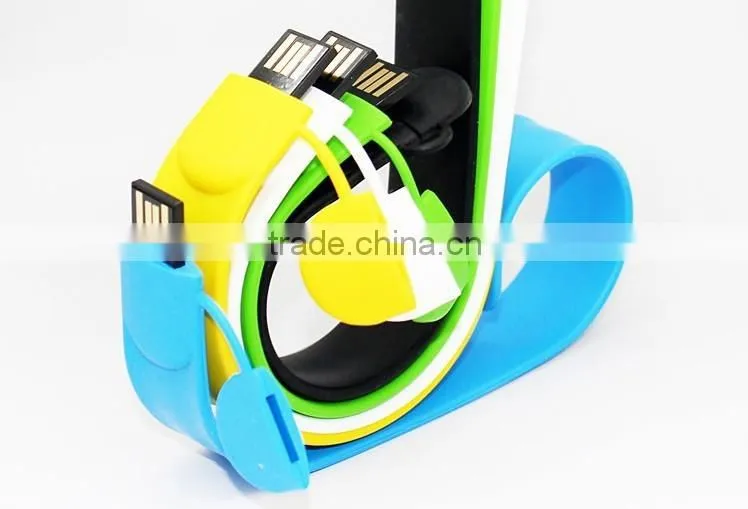 wrist band braclet usb 8gb slap wrist usb flash drive