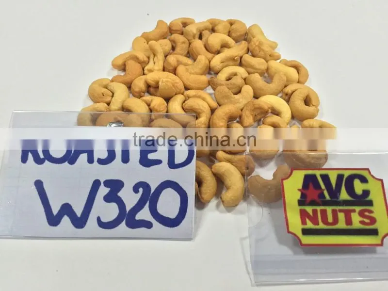 Roasted cashew W320 good price good quality