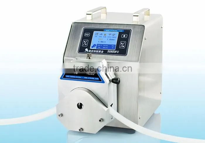 Vegetable glycerin & e liquid dispensing peristaltic filling pump