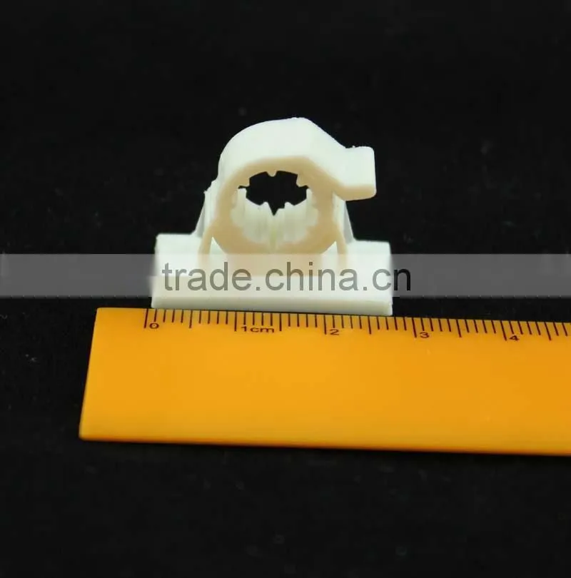 plastic self adhesive wire clip