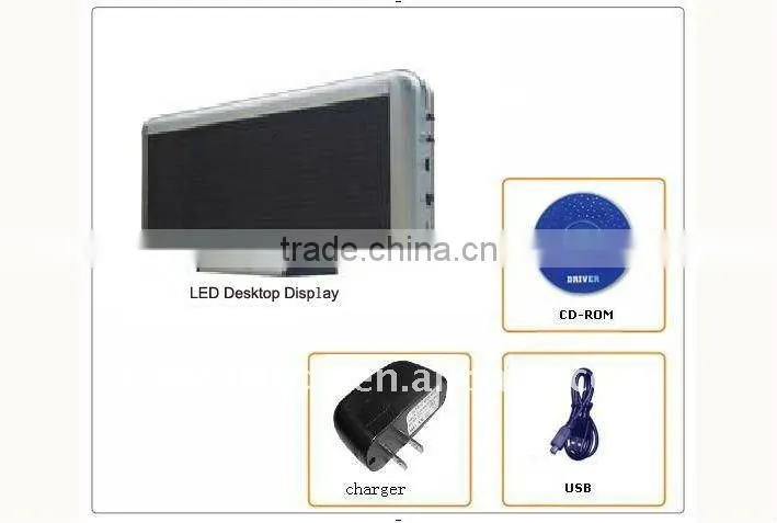 12V SMD Mini Rechargeable Led Moving display