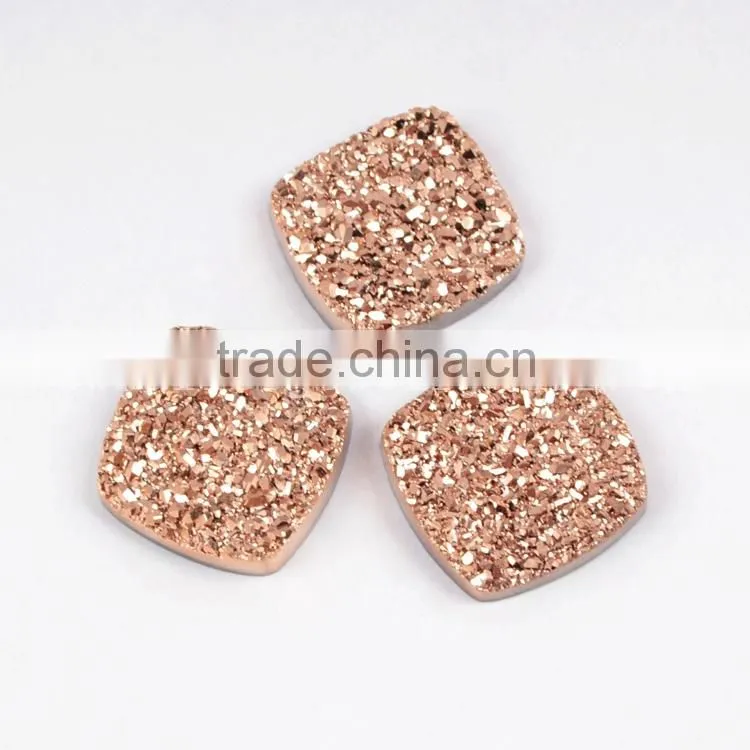 Druzy Stones Wholesale Titanium Druzy Beads