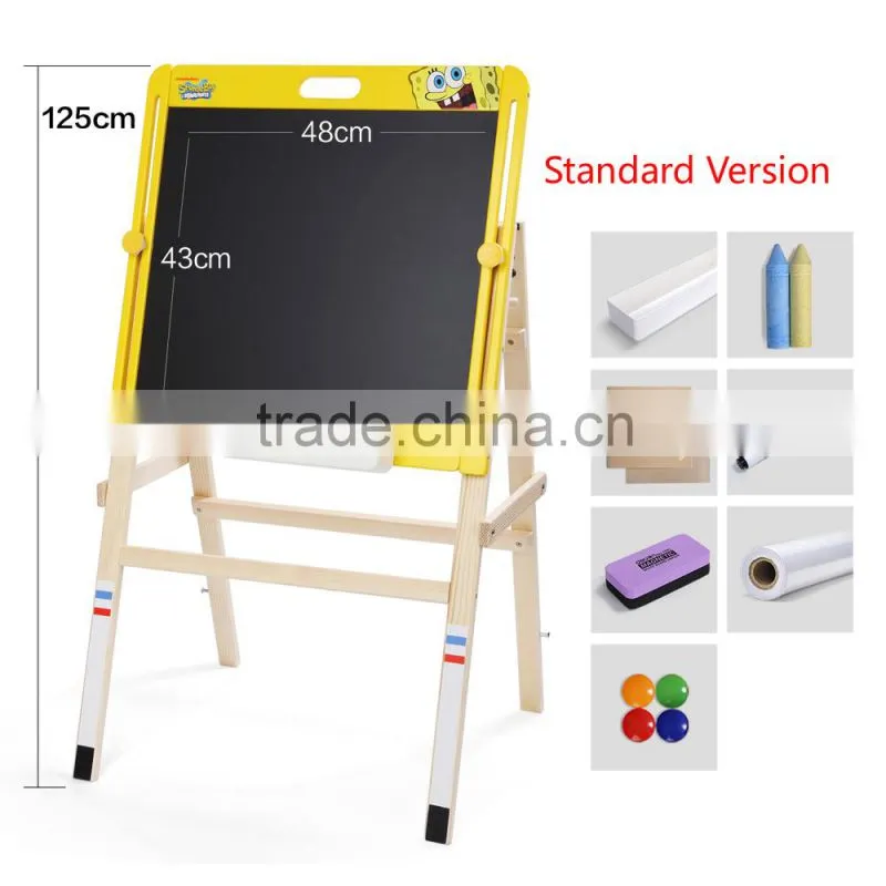 2015 hot promotional items one minite Install spongebob chalkboard actual height setting christmas blackboard decoration