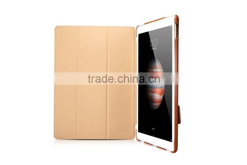 Original Icarer PU Leather Case For iPad Pro Business Design With Card Holder Leather Case For iPad Pro 12.9 MT-5351