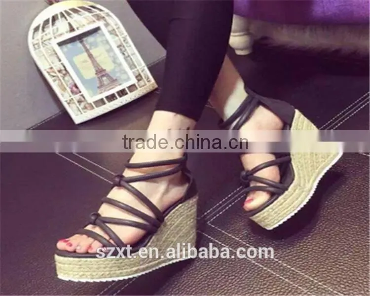 ladies wedge heel shoes sandals shoes women fashion ladies party shoes high heel