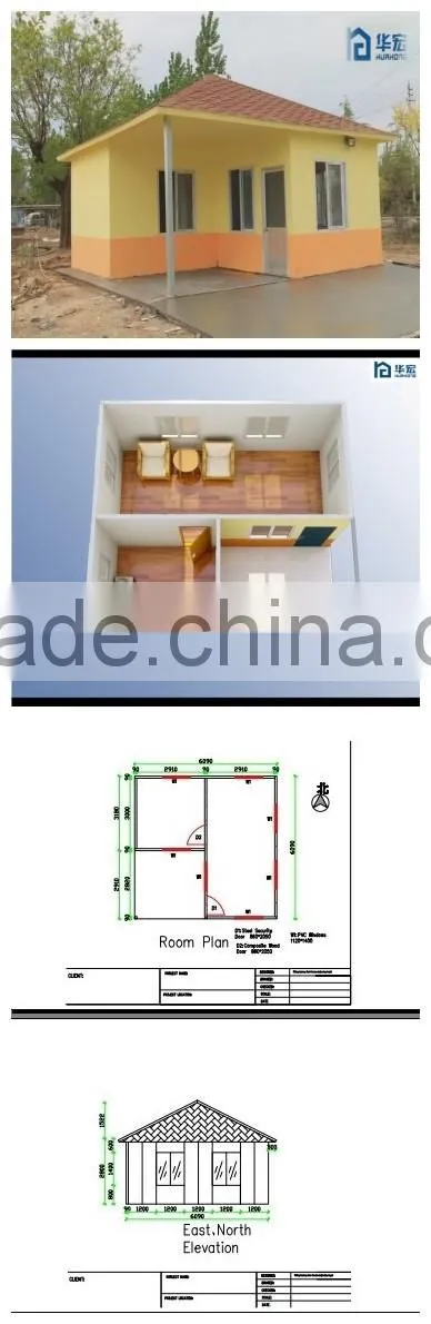 Earthquake resistance house strong concrete house prefabricated strong house