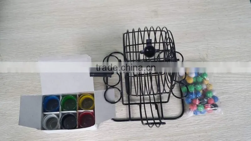 Drinking bingo game set , 6 cups drinking bingo game set , drinking bingo game with six glasses