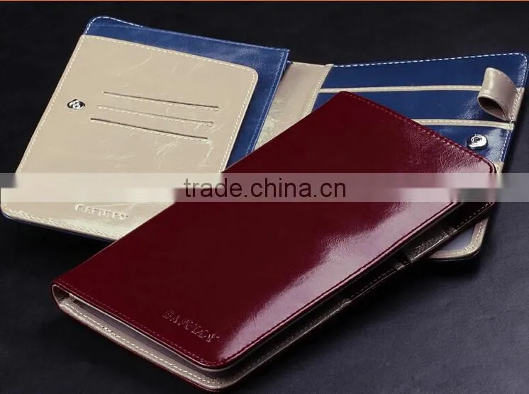 PU leather passport cover