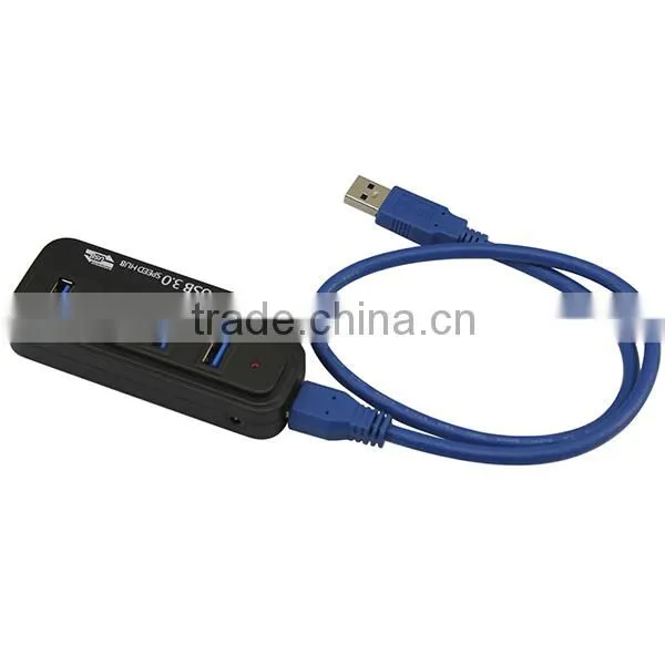 Super Speed 5Gbps USB 3.0 HUB 4 Port Led Indicator with 1M Cable