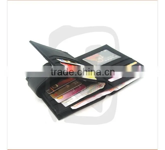 Pu leather men's wallet, genuine men leather wallet, brand man wallet wholesale