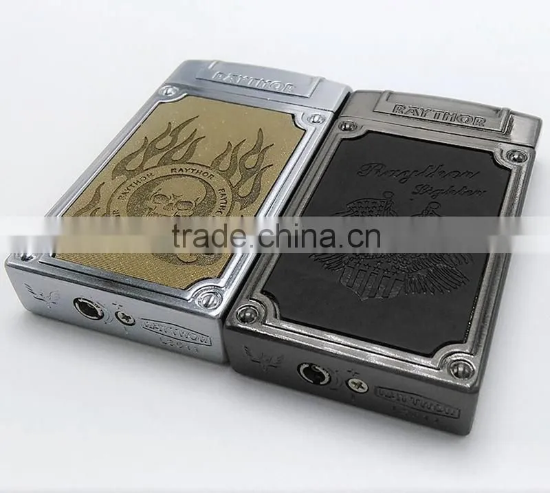 In China metal ladies cigarette pocket ashtray lighter