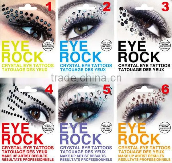 Bling Eye Rock Crystals Shimmer Eye Glitter For Tattoo DIY ss8 2.2mm