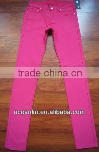 2012 new design skinny jeans for ladies