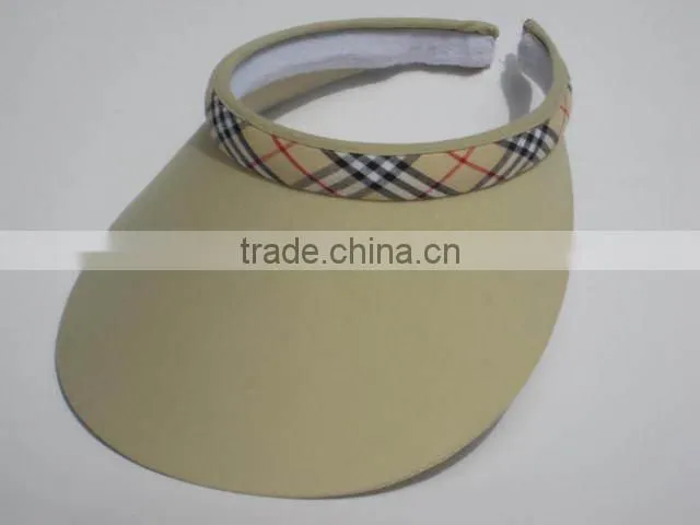 cotton sun visor cap