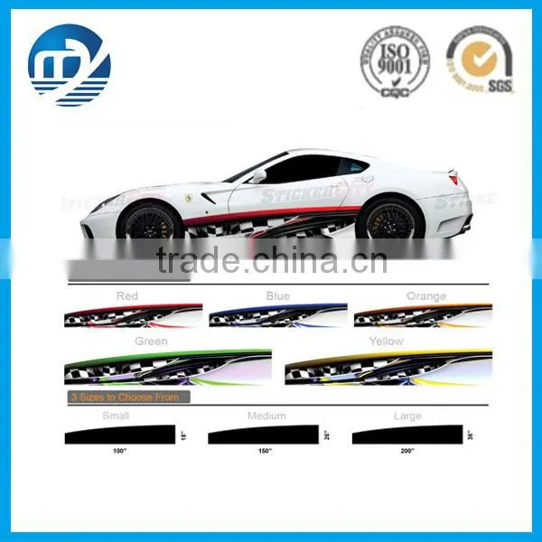 Custom printed vinyl car sticker / adhesive car window decal