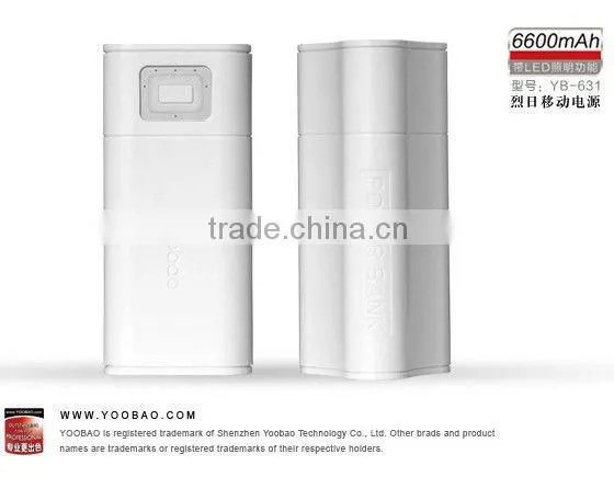 YB631, Yoobao 6600mah Mobile Power, Portable power bank