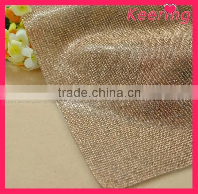 Bling Bling Hot Fix crystal rhinestone mesh For shoe decoration WRT-013